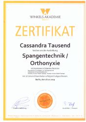 Spangentechnik/ Orthonyxie
